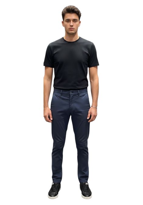 Pantalone Chino Uomo Slim Fit a Micro Quadri MICHAEL COAL | Pantaloni | MC1.BRAD.257100300